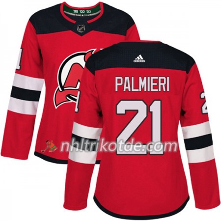 New Jersey Devils Trikot Kyle Palmieri 21 Adidas 2017-2018 Rot Authentic - Dame